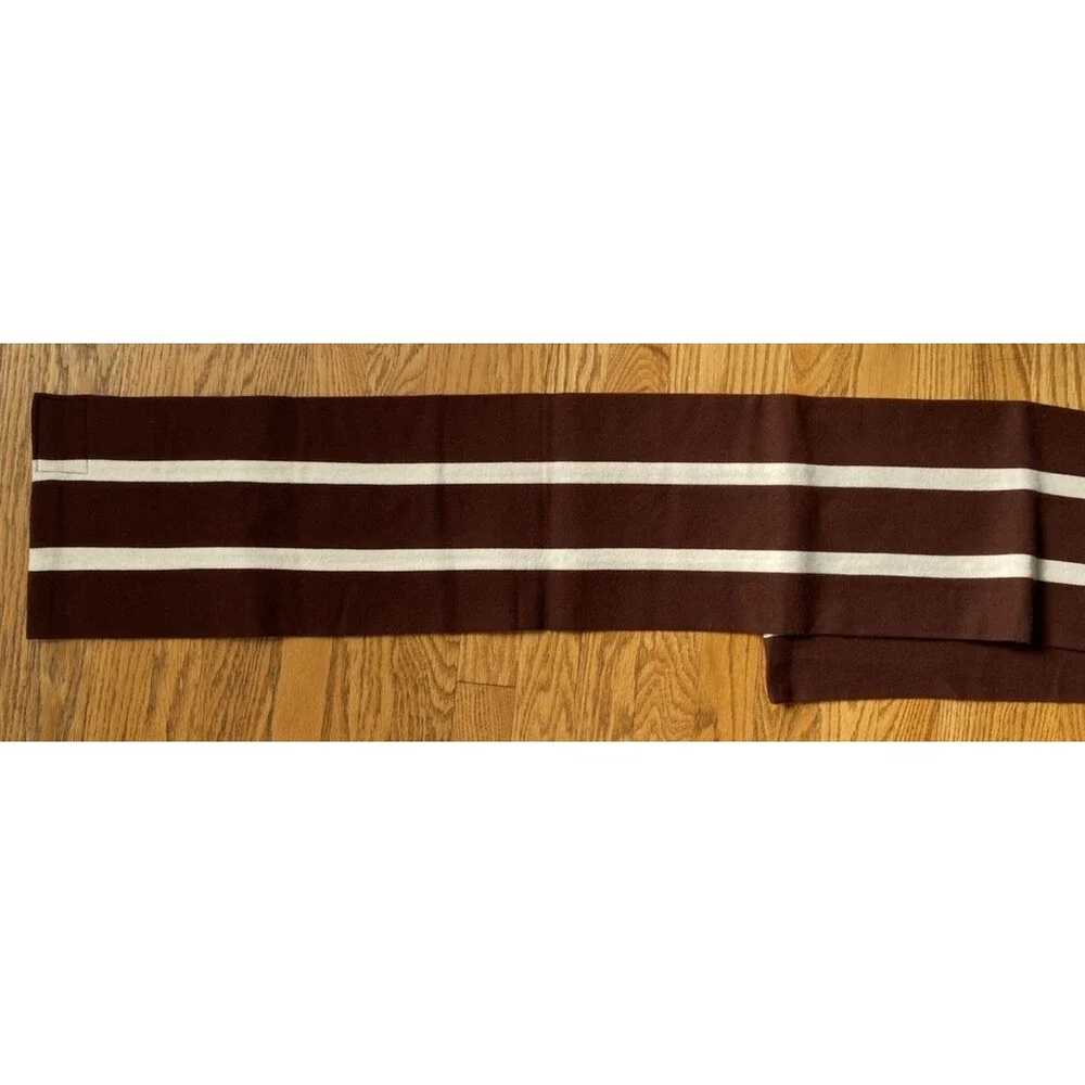 Vintage Ryder & Amies Christs College Cambridge Preppy Stripe Wool Scarf England